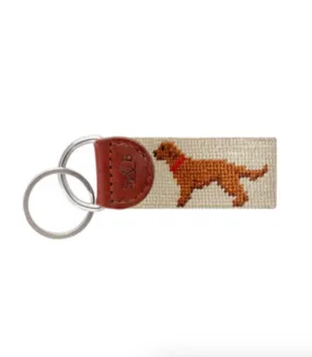 Chocolate Lab Key Fob