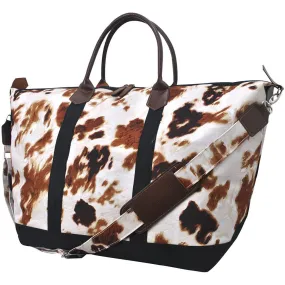 Cow Print NGIL Large Weekender Bag