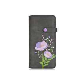 Espe Meadow Grey Long Wallet (Women's)