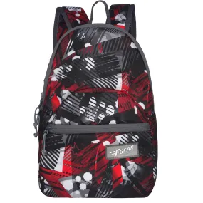 Ferris 7 L Geometric Black Red Backpack