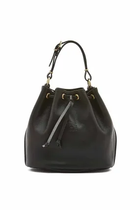 Il Bisonte Bucket Bag - Black