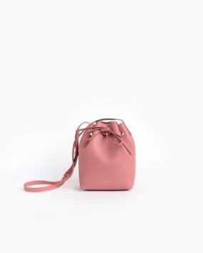 Mini Bucket Bag in Blush Calf