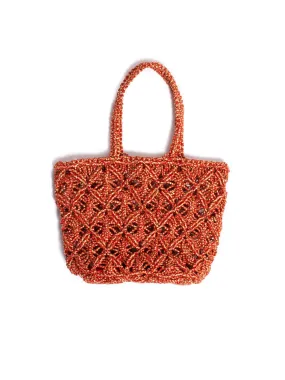 Moroccan macramé bag